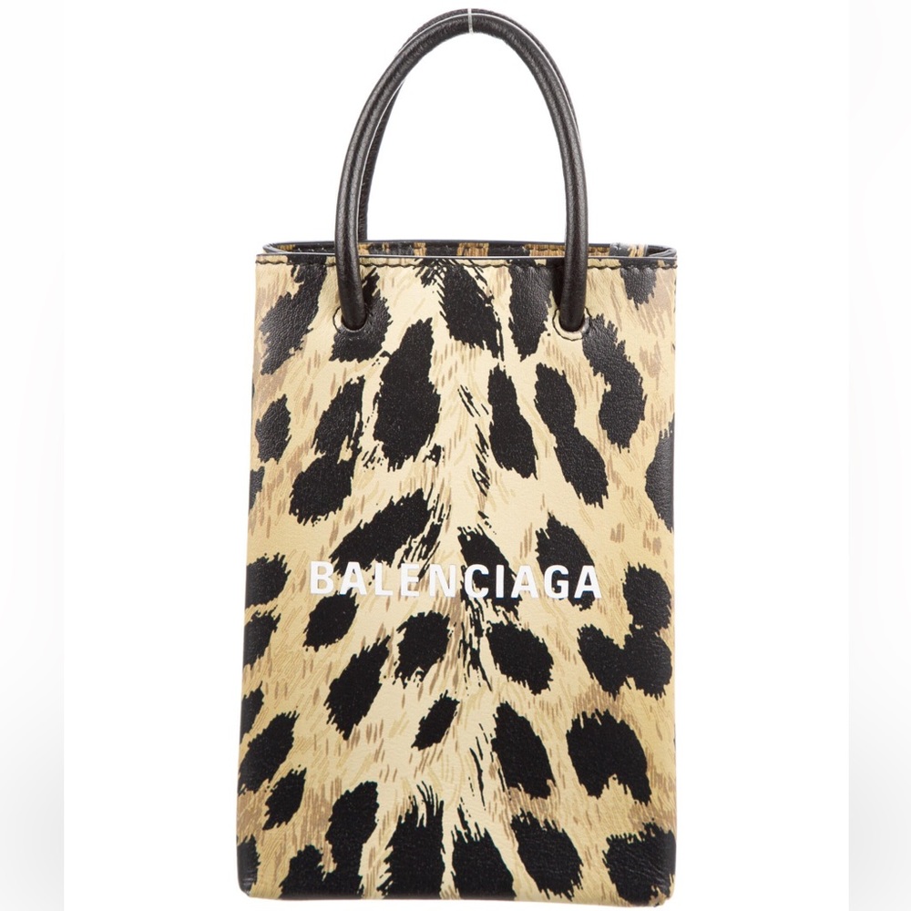 Authentic Balenciaga XS tote in Leopard